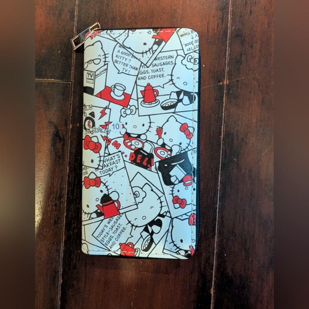 Hello Kitty Comic Print Wallet